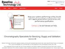 Tablet Screenshot of baselinetechnology.co.uk